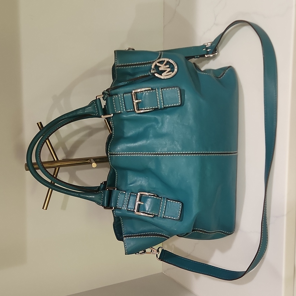Michael Kors Teal Shoulder Bag